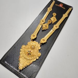 MODEL TERBARU !! Kalung Dubai India set Anting Replika Emas Murni AAKD723