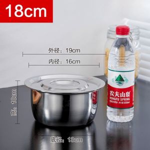 Bát Đựng Gia Vị Bằng Thép Không Gỉ 304 Có Nắp Bát Đựng Trứng Bát Đựng Thức Ăn Bát Đựng Dầu Bát Đựng Hương Vị Bát Đựng Súp Nhỏ
