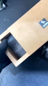 Vòng tay da ODIN - Minimal Leather Bar khóa nam châm - Tặng kèm nhẫn TITAN