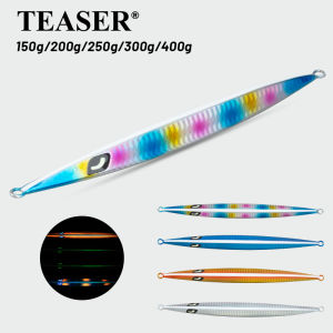 TEASER J38 Sea Fishing: Iron Plate Rogue Rod 150g-400g Boat Fishing: Grouper Golden Spear Fast Sinking Slow Shaking Bait
