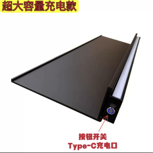 New Aluminum Alloy Shelf Rack Integrated Battery Rechargeable LED Lighting Display Stand Modern Minimalist Living Room Luxury