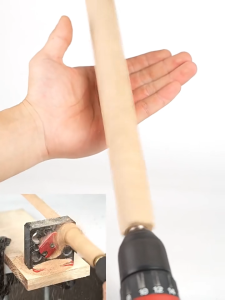 Adjustable Dowel Maker Practical mm with Carbide Blades Woodworking Electric Drill Milling Dowel Round Rod Auxiliary