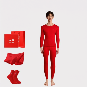 MiiOW | Lucky Year Red Insulated Underwear Set