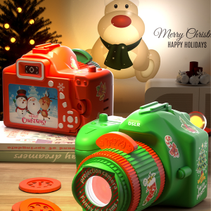 Projection Camera Christmas Glow Projection Flashlight Early Childhood Education Festival Childrens Glow Toy