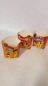 Totrees กล่องเฟรนฟราย ไซร์  M จำนวน 100 ใบ /ห่อ กล่องสำเร็จรูป  รหัส FB4-M-1