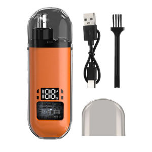 RESUXI | Rechargeable Electric Nose Hair Trimmer Portable Mini Pocket Nose Ears Hair Eyebrow Trimmer Painless Clipper for Men