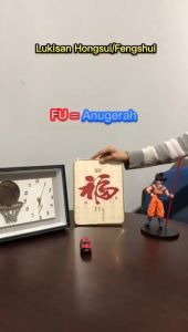 Lukisan Pajangan Hiasan Meja Import Premium Hongsui 19x24