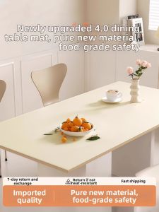 SHULIAN | Food Grade Silicone Table Pad Water-Resistant Oil-Resistant Wash-Free Heat-Resistant