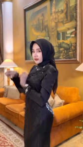 BISA COD Willona Dress Velvet apk Brokat Gamis Dewasa Terbaru Viral Dress Wanita Kondangan Kekinian