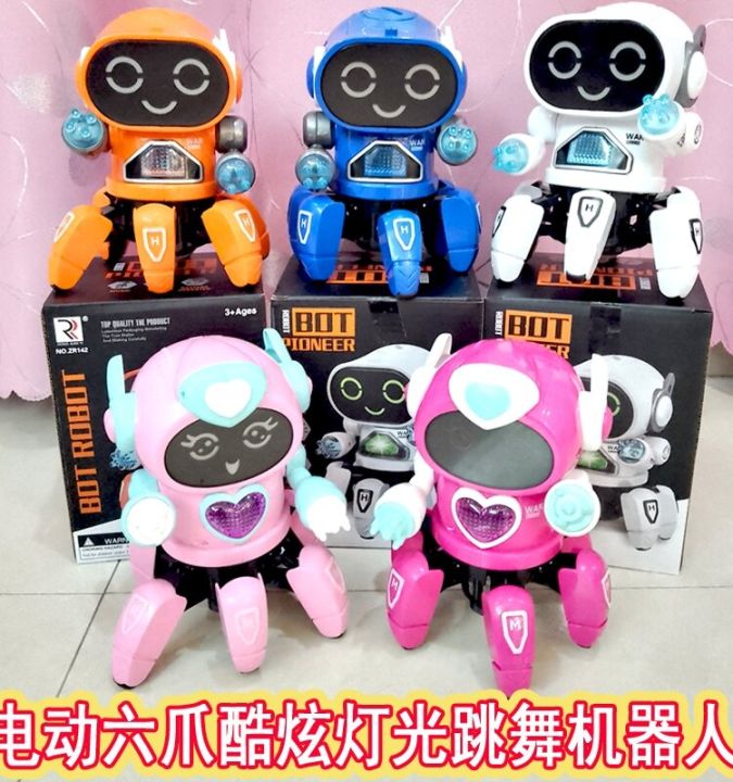 Tiktok Same Style Kids Toys Early Education Electric Robot Remote Control Baby Boys and Girls Smart Walking and Dancing