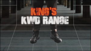 Kings KWD206 Mid Cut Zipper Safety Boot (Black)