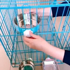 Bát Gắn Chuồng Cho Chó Mèo Bình Nước Gắn Chuồng Cho Thú Cưng