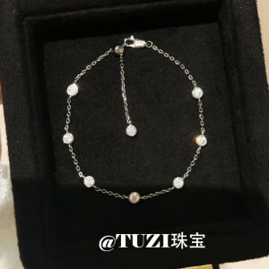 Fashionable Meteor Bubble Chain Bracelet S925 Sterling Silver Diamond Cultivated Full Sky Star Hand Jewelry Elegant Recommendation