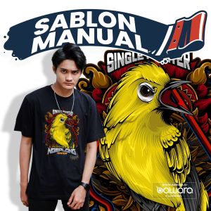 Kaos Burung Kicau Mania Pleci ngeplong gacor single fighter PLECIMANIA bahan katun adem Bawara