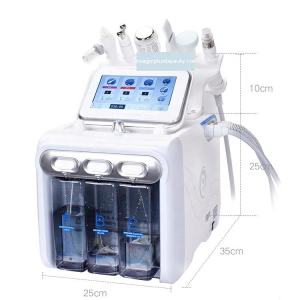 6 IN1 Hydro Microdermabrasion Machine Diamond Hydra H2O2 Water Oxygen Jet Peel Beauty Machine Moisturizing Facial Care Machine