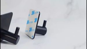 YP Stainless Steel Towel Hooks Wall Door Clothes Kitchen Bathroom Rustproof Self Adhesive Towel