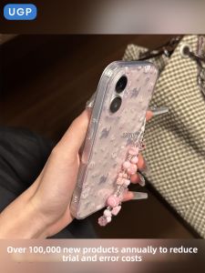UGP | Cute and Stylish Transparent Pink Case for iPhone Anti-Drop Full Protection