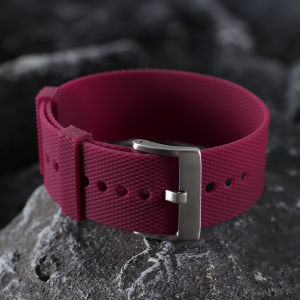 Universal New Sports Fashion One Piece Watch Strap 20mm 22mm Rubber Watch Band Silicone Wristband for Seiko for Omega Bracelets