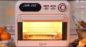 Lò nướng Nồi chiên Xabazy 18D01 dung tích 16L 18 Menu Có Màn Hình LED công nghệ nướng đều 360 độ - BH 1 năm