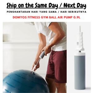D0my0S 0.9L Dual-Action Pump For Pilates Ball (Inflate and Deflate)