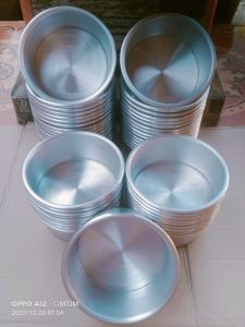 Loyang bulat press cake minicromboloni uk 10 tinggi 3 & 4 cm tebal bahan 07 mili