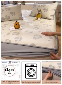 Suxuan | Ice Silk Cool Baby Air Conditioning Soft Sheet Washable Three-piece Set