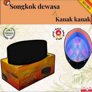 SONGKOK DEWASA DAN KANAK KANAK SEKOLAH HITAM HARGA PROMO Clothing