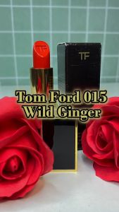 Son thỏi lì Tom Ford 015 Wild Ginger Tông màu cam đỏChất son mềm mượtđầy đặnkhông gây khô môi.