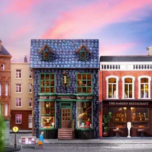 DIY handmade magic house mini house kit 3D wooden puzzle doll house Christmas decorations/gifts for family and friends