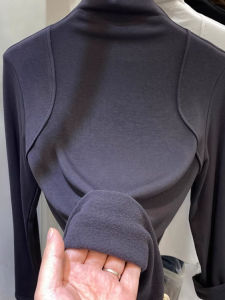 chaqi | Semi High Collar Fitted Warm Innerwear Shirt New