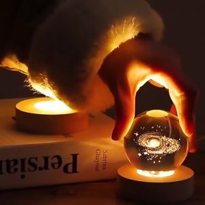 MiaXia Joy Đèn ngủ nhỏ trang trí bàn trang trí bóng thủy tinh quà tặng sinh nhật