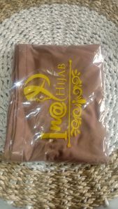 Pasmina oval Non Ped  Instan Jersey ~Pasmina Instan