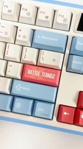 Ajazz AK870 Battle Teams 2 TKL Keyboard Gaming Mechanical Three Mode RGB & Customizable TFT Color Screen & Knob Module