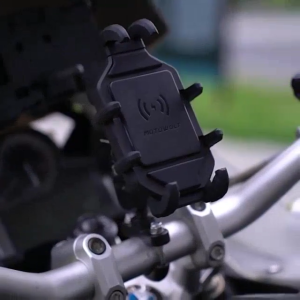 Motowolf Phone Holder v4 Anti-theft Shock Absorbing Cp Holder 360° Rotatable with camera mount