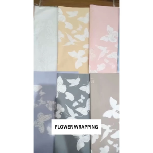 20 Lembar Kertas Buket Kupu Kupu Butterfly Flower Wrapping Kertas Florist KB6196