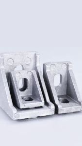 Naukaha【Ready in Stock】 Corner Bracket 20X20 30X30 40X40  2-Hole Corner Bracket Connector Aluminum Profile Accessories