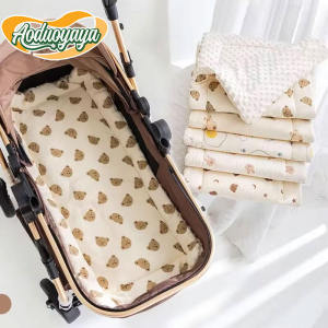 Aoduoyaya Baby Stroller Seat Cushion Soft Mattress Kids Pushchair Car Mat Stroller Accessories