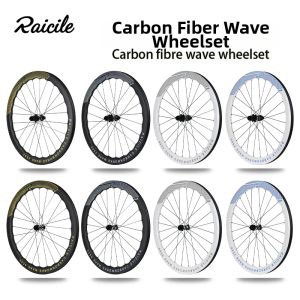 Raicile | Straight Pull Carbon Fiber Wheelset 700C 50mm Rim