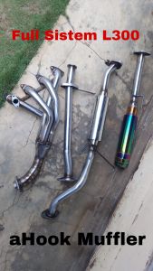 Knalpot Full Sistem L300 aHook Muffler