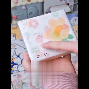 MD-C924 Tissue Karakter Lucu Isi 120 Lembar Sekali Pakai / Tisu Kering Bermotif 120 Sheets 3 Ply