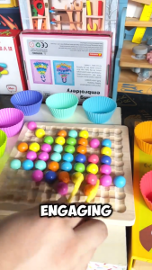 LOGARITHMIC PLATE WITH BEADS EDUCATIONAL TOY