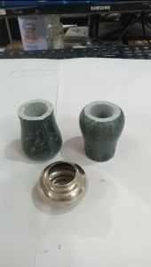 Bandul Batu Hijau Bintik 1" hiasan railing tangga kanopi balkon