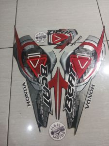 STIKER STRIPING LIS LES POLET PLAT BODY MOTOR HONDA BEAT KARBU 2009 2010