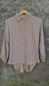 BAJU ATASAN KEMEJA BLOUS PLISKET PREMIUM