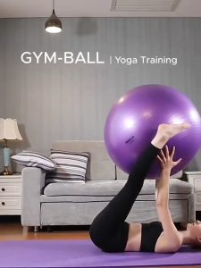 Gym Ball Ibu Hamil Senam Bola Aerobic Gymball Gymbal Gimball Gim Ball Bola Yoga 65 cm Gratis Pompa Bola yoga alat olahraga Gym ball