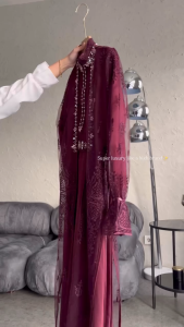 DRESS BRUKAT KONDANGAN WANITA TERLARIS 2025 MODEL TERBARU DAN KEKINIAN BAHAN SATIN VELLVET MIX BRUKAT PREMIUM DAN MEWAH BAJI DRESS REMAJA