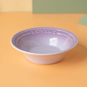 Cool Color Cat Bowl Ceramic Anti-Tumble Pet Bowl Dog Bowl Cat Plate Cat Plate Dog Food Bowl Drinking Bowl Bowl Rack