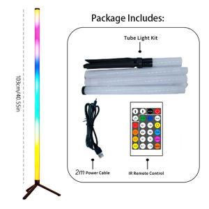 RGB Corner Floor Lamp with APP and Remote Control LED Floor Ambient Lights 16 Million DIY Colors Color Changing Home Decor