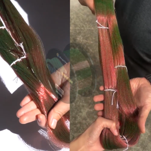 300m Speckle Tak Terlihat Tali Pancing Gradien Maroon Lanjutan Bionik Nilon Yang Dapat Berubah Warna Lembut Halus 1.79~16.30KG