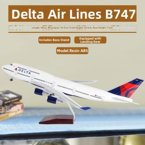 CHENXING | Boeing B747 Assembly Model with Wheels and Lights